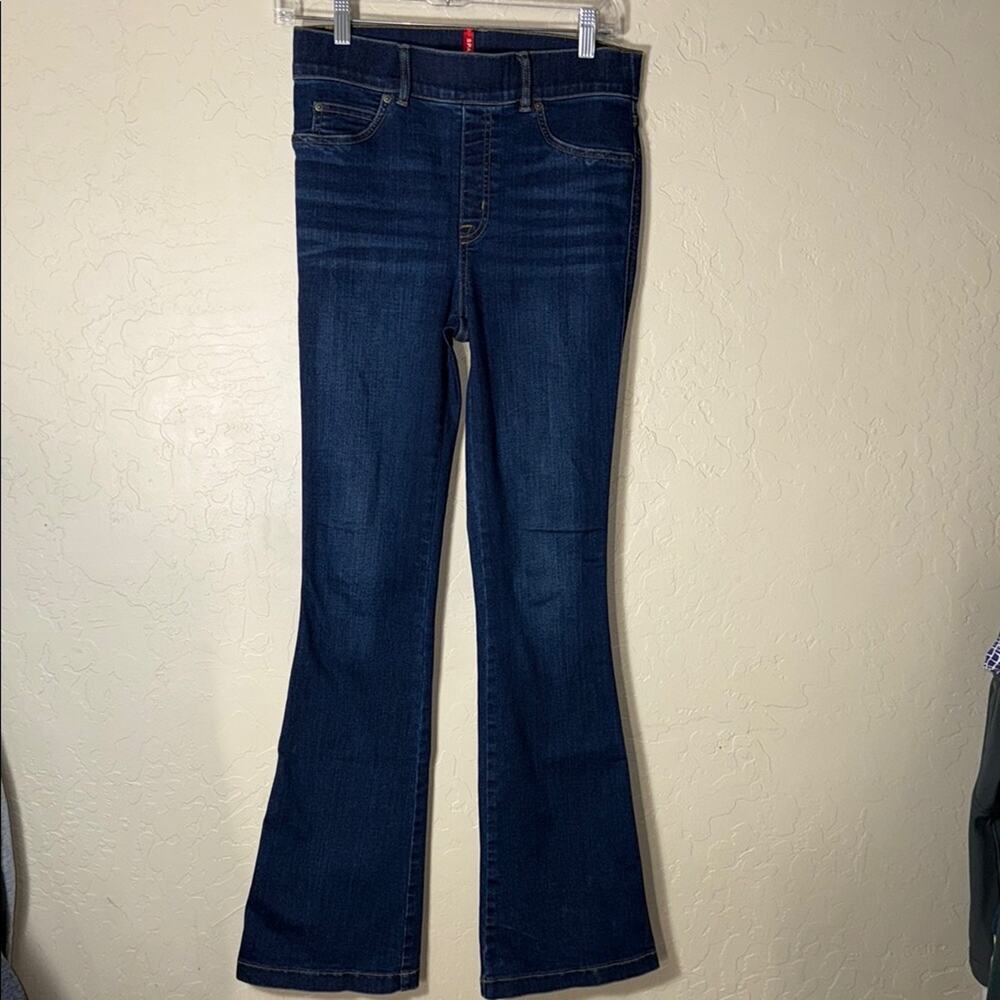 SPANX Dark Blue Flare Jeans